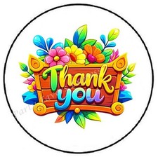 THANK YOU ENVELOPE SEALS LABELS STICKERS PARTY FAVORS