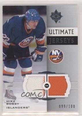 2007-08 Upper Deck Ultimate Collection Jerseys 99/100 Mike Bossy #UJ-BO HOF 0bo9