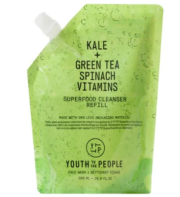 Youth To The People Superfood Gentle Antioxidant Cleanser Refill 500ML New