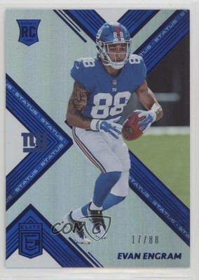 2017 Donruss Elite Rookies Status 17/88 Evan Engram #190 Rookie RC fm0