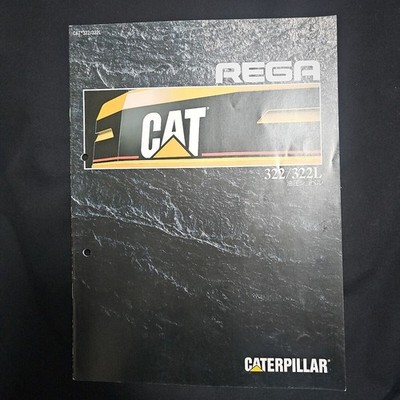 0613 Heavy Equipment Catalog 19P Cat Hydraulic Excavator Rega 322/322L Construct