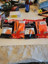 MCR Safety Orange High Visibility Safety Vest Size M, 2PK, Type R, Class 2,