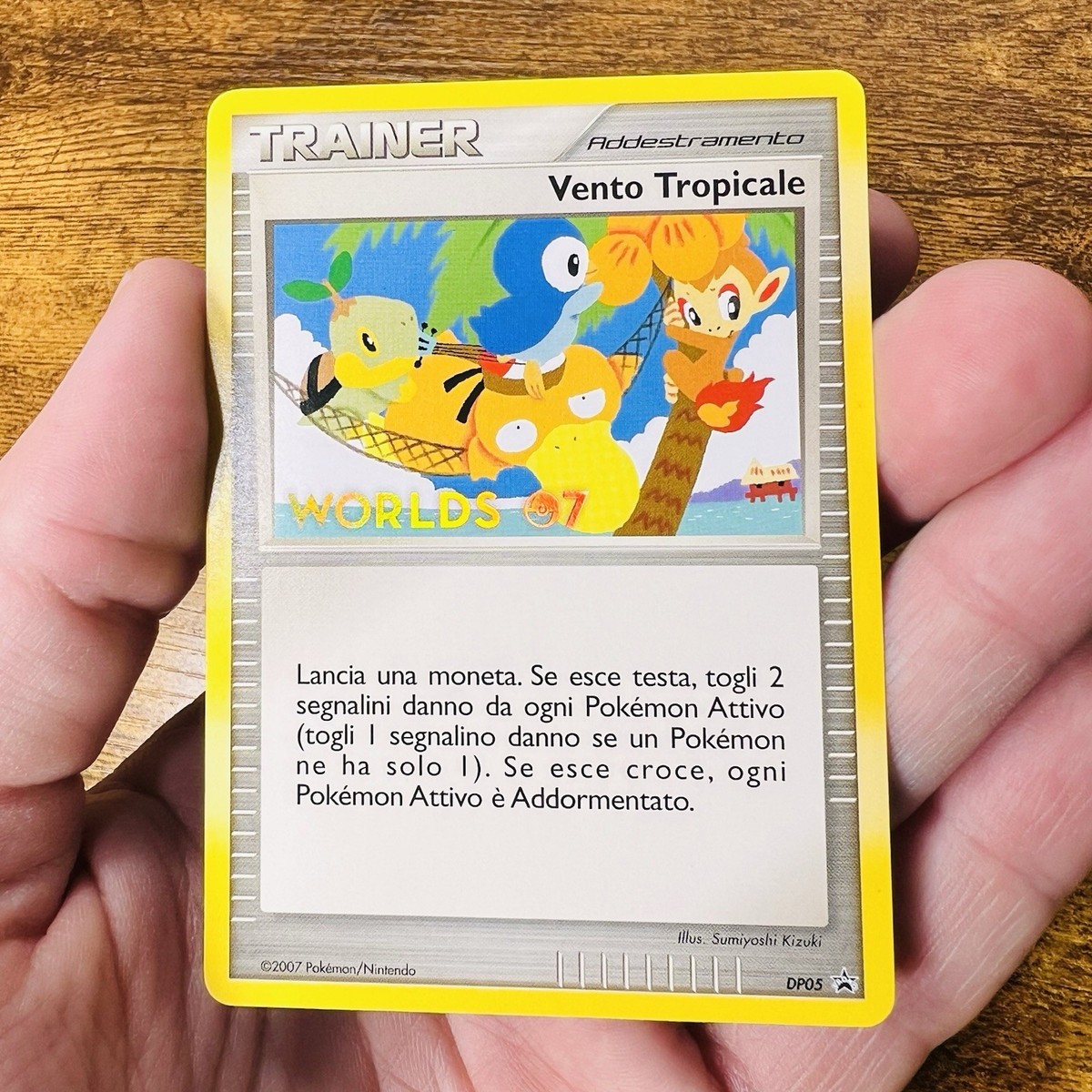 Tropical Wind 2007 Pokemon Promo World Championship Italian DP05