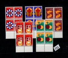 /// 4X SURINAME - MNH - MEDICINA - SALUTE - RETTILI 