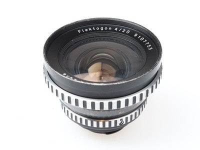Zeiss Flektogon 20mm f4 Zebra Objektiv lens Exa Anschluss mount 98458