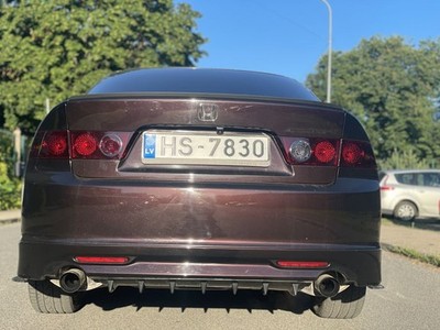 for Honda Accord MK7 Rear bumper skirt lower diffuser with fins ribs SHARK