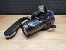 Olympus iS-3 DLX 35mm Film Camera ED 35-180mm Zoom Pop Up Flash Tested Works 