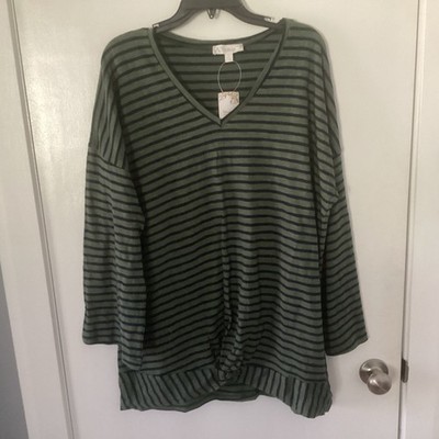 Women's Suzanne Betro Weekend Size 1X ( New With Tags $71 ) Long Sleeves