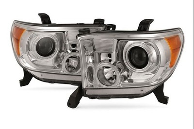 Spec-D Tuning Projector Headlights for 2007 2013 Toyota Tundra | Chrome Housing