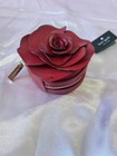 kate spade new york Red Flower Leather Keychain with Zippered Pouch — photo 4