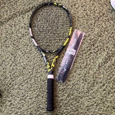 Babolat Pure Aero Team 2023 Tennisschläger gebraucht Tülle inklusive farblos