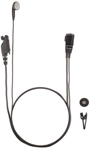 ICOM Small Earphone Microphone 9PIN Type HM-177SJ Black - Zdjęcie 2 z 2