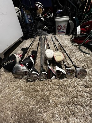 Lot Of 14 Golf Clubs Taylor Made, Diamond, Walter Hagan XLR, NW Pro, Rawlings