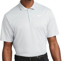 Nike Men's Victory Solid Dri-Fit Polo SMOKE GRAY M