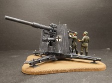 Handmade 1/72 WWII German 36/37 Type 88Mm Gun 4 Soliders Painted Resin Model