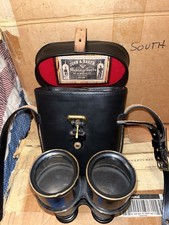 Vintage French Chevalier Opticien Paris Brass Binoculars Opera Glasses RARE 