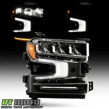 For 2019-2021 Chevy Silverado 1500 OE Full LED headlight w/LED Signal-Passenger