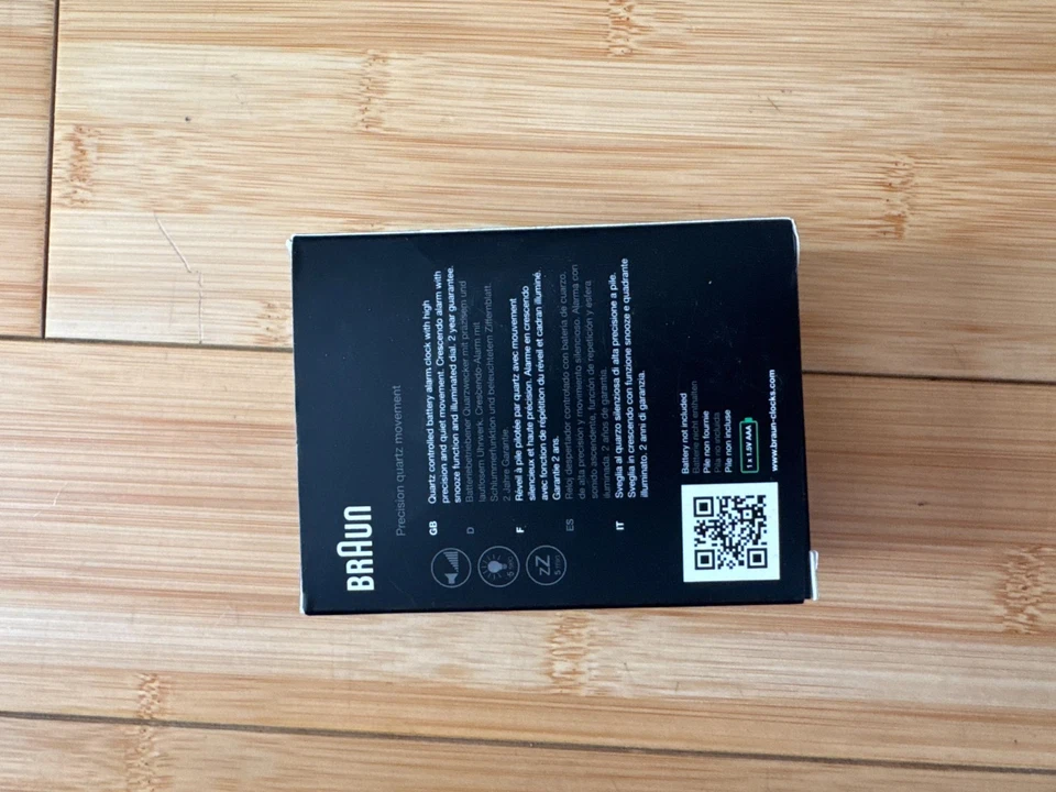 Barun alarm clock - white - circle - New - Image 3 of 4