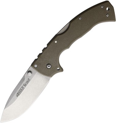 Cold Steel 4-Max Scout Lockback DE CS-62RQ-DESW-BRK 4.0'' AUS-10A Griv-Ex Folding