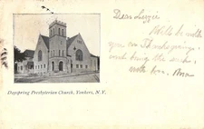 Dayspring Presbyterian Church Yonkers NY 1906 Postmarked Building Architecture