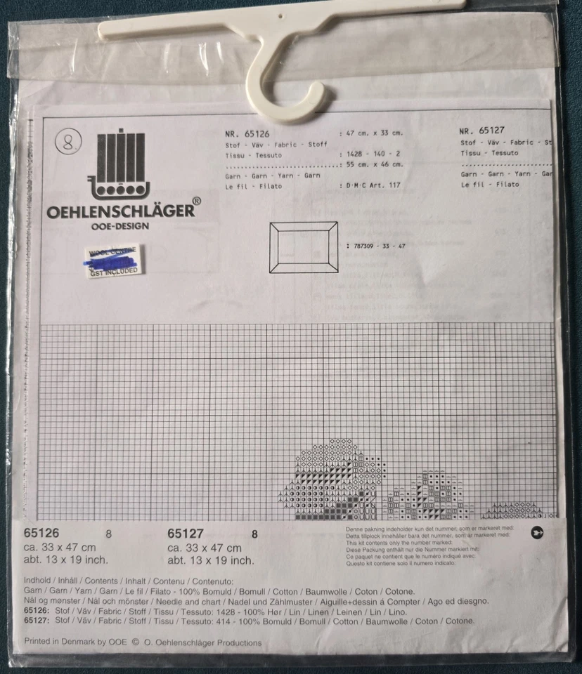 Ship Galleon Victorian Oehlenschlager Cross Stitch Embroidery Pattern DMC - image 3 of 3