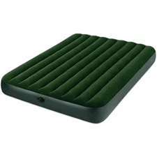 Intex Prestige Downy Airbed Kit with Hand Held Battery Pump, Queen