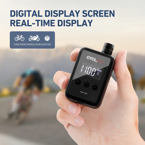 150 PSI Portable Pocket Bike Electric Air Pump MINI Fast Rechargeable Compressor - Picture 2 of 5
