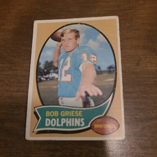 Nice 1970 Topps Bob Griese #10. Crease