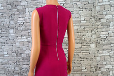 DVF DIANE VON FÜRSTENBERG ABEND FEST KLEID SCHLICHT SICHTBARER ZIPP ROSA 32