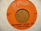 CUCA 45 RECORD J1248/ VERNE MEISNER /SLIPPIN AROUND/SOMEBODY LOVES YOU/ VG/VG+ — photo 1