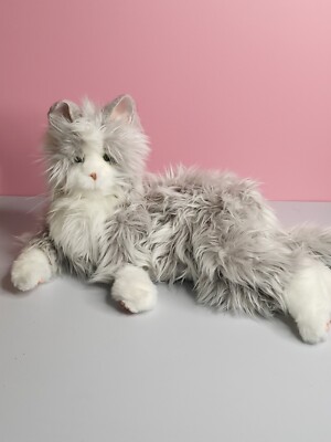 Furreal Friends Joy for All Grey Persian Cat Companion Hasbro