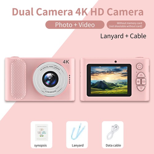 Digital Camera 44MP Compact Camera 2.4 inch Pocket Camera 16X Zoom Anti-Shake - Afbeelding 7 van 27