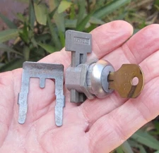 vintage CORBIN cabinet drawer lock