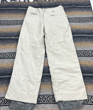Burton Women s XS Snow Pants Snowboard Ski White Beige