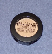 Real Colors Singled Out Eye Shadow Pressed Powder Makeup .06oz Creme Brulee