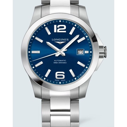 Achetez Longines Conquest Boîtier en acier inoxydable à remontage  automatique 39mm Bleu Cadran Sunray en ligne dans Guinea. 185145128024