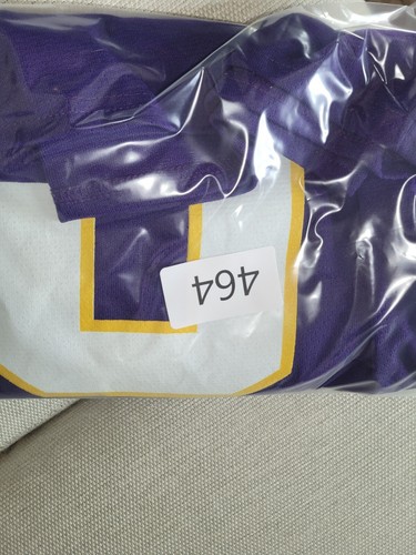 Vintage Cris Carter Minnesota Vikings jersey logo athletics Men's Medium Purple - Picture 10 of 10