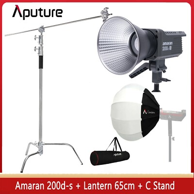 Amaran 200d S 200W 5600K Tageslicht LED-Videolicht + Lantern 65cm + C-Stativ