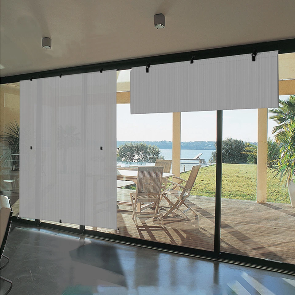 Cortina dobrável para gazebo varanda pátio roll up shade roll up shade - Imagem 3 de 4