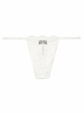 CLEARANCE - Cosabella Ceylon G-String in White - O/S