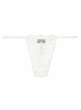 CLEARANCE - Cosabella Ceylon G-String in White - O/S
