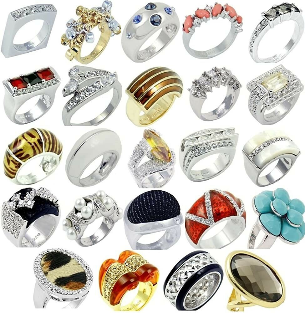 Camille Lucie Rings 24 assorted styles and sizes $960 retail!  Nickel free!