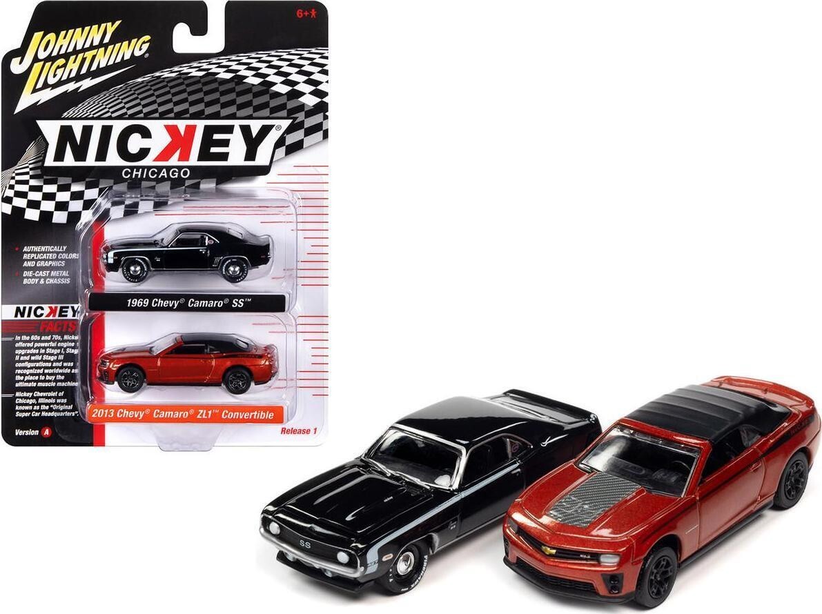 ジョニーライトニング　シボレー　カマロ　Z28　プラスチックモデル風　1/64 ジョニーライトニング シボレー カマロ Z28 プラスチックモデル