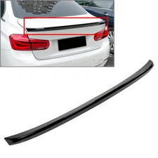 US Rear Roof Trunk Spoiler Lip Tail Boot Wing For BMW F30 F35 F80 M3 Black