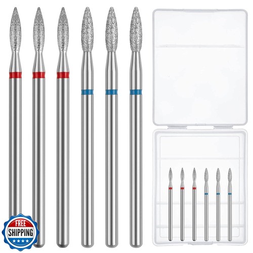 Difenni Cuticle Drill Bit,Nail Drill Bits Flame Cuticle Clean Drill Bit for 3