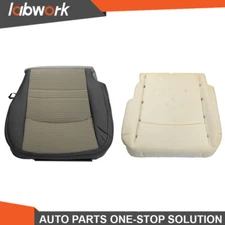 Labwork Driver Bottom Seat Cover+Foam Cushion For 2009-2012 Dodge Ram 1500 SLT