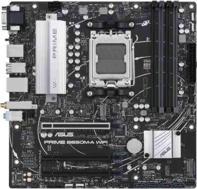 Motherboard mATX Asus Prime B650M-A WiFi Socket AM5 Zen 4 DDR5 (W)