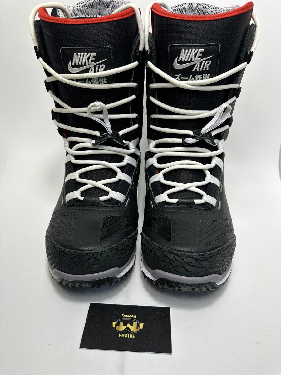 NIKE BOARDING ZOOM KAIJU JORDAN ナイキ 🔶NIKE ZOOM KAIJU JORDAN 4 WHITE CEMENT SNOWBOARD BOOTS MENS