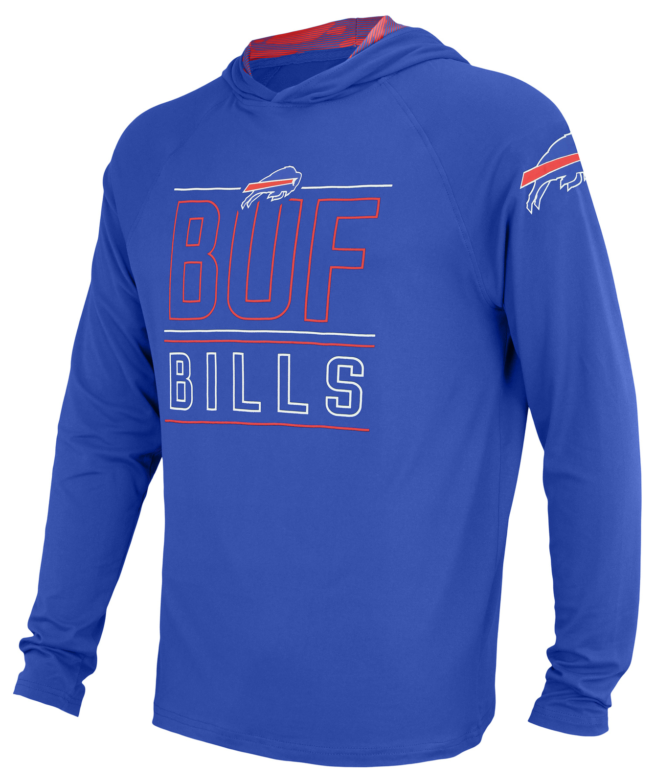 Мужская толстовка Zubaz NFL командного цвета Buffalo Bills с камуфляжными вставками