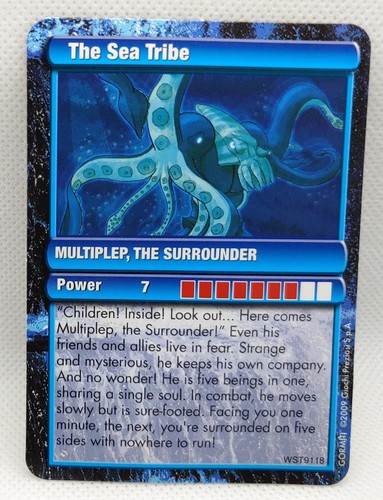 Gormiti Sea Tribe: Multiplep, the Surrounder - 2.5in Action Mini Figure w/ Card - Picture 4 of 4